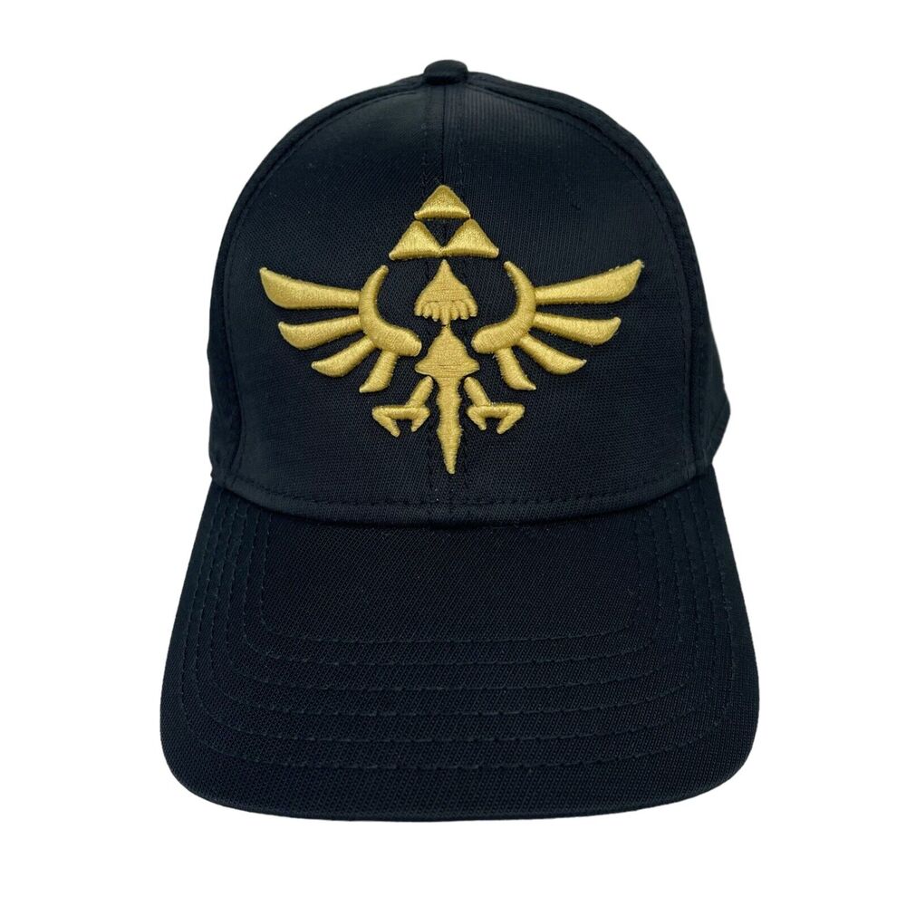 Official Nintendo Zelda Skyward Sword Hylian Crest Black Hat 2015 Embroidered
